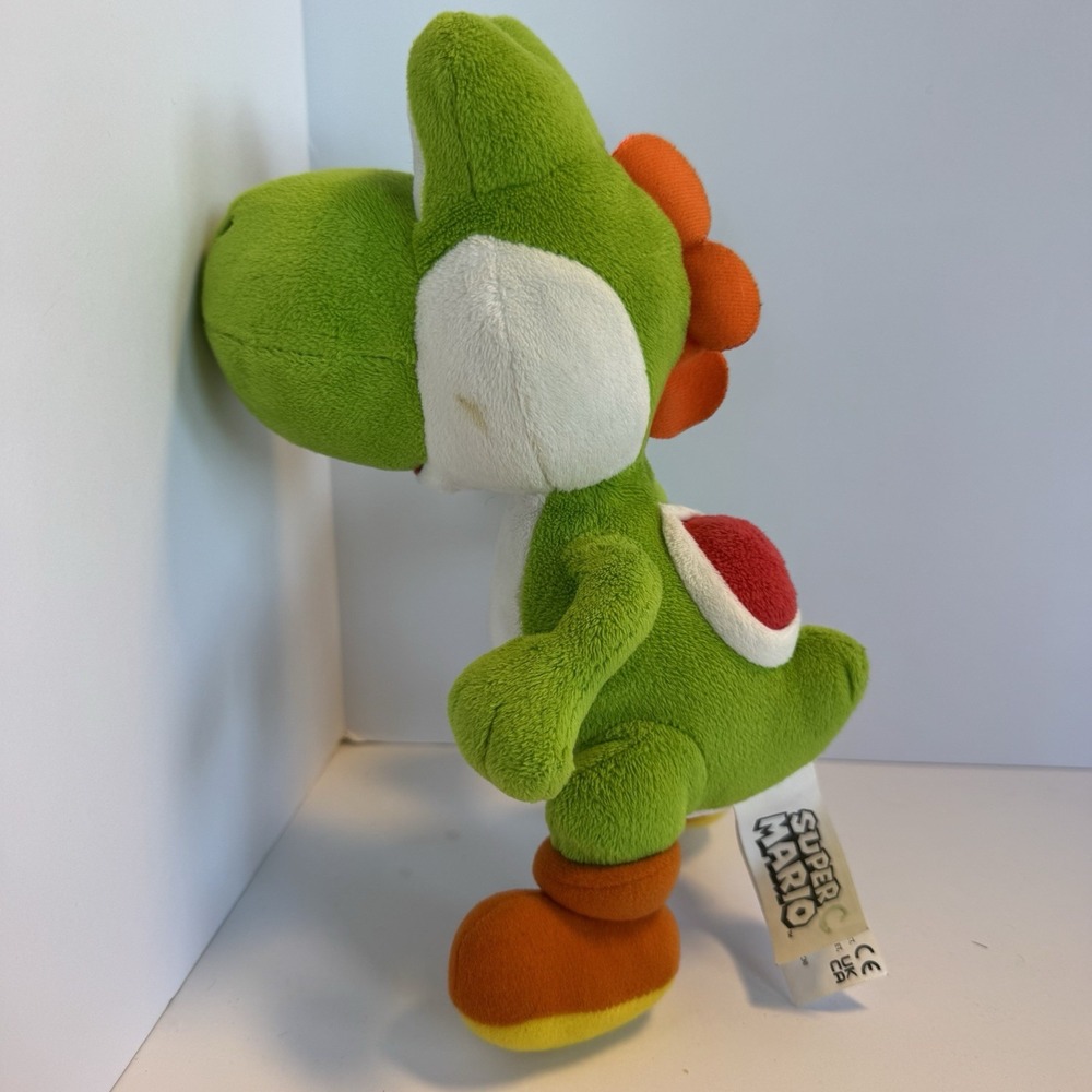 Super Mario Fire Mario & Yoshi Plush 9" Nintendo Stuffies Mario Brothers - Picture 13 of 16